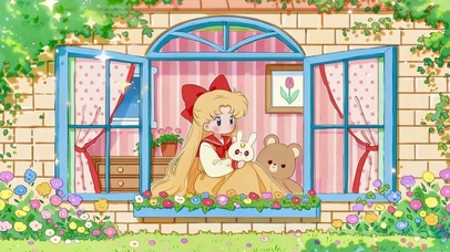 开满小花的童话窗台