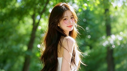 林间回眸 
