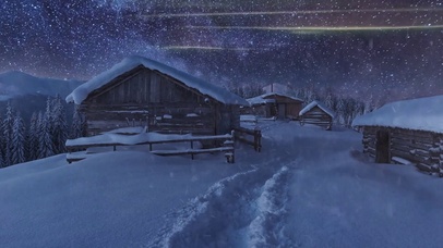 冬季暴风雪环境