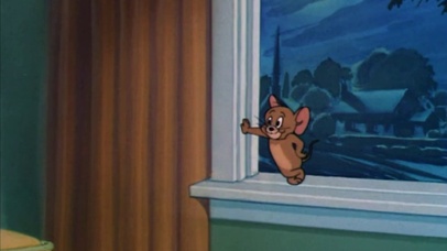 猫和老鼠-杰瑞招手