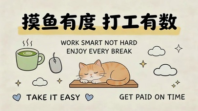 摸鱼有度 打工有数
