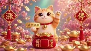 涨停招财猫
