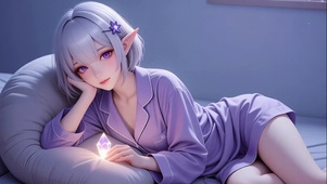 二次元精灵耳美女