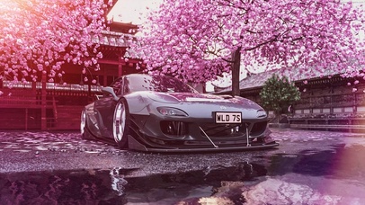 RX-7马自达樱花