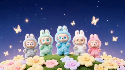 labubu欢乐五小只