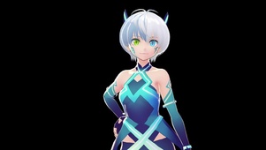 可爱科技3D少女
