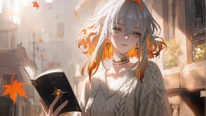 秋日落叶嘉贝莉娜