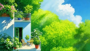 慵懒与治愈阳台