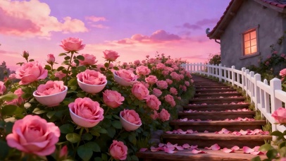 护眼花海景色