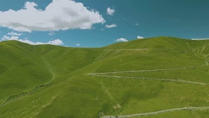 4K夏季西藏高原大草原