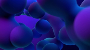 【3D视觉系】缓移的蓝色圆球