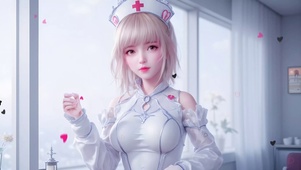 清纯可爱小舞护士装