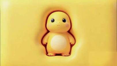 超可爱解压的小奶龙