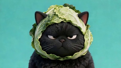 包菜头猫咪