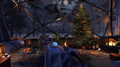 圣诞节冰岛冰屋