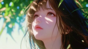 晴天阳光照入星瞳