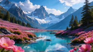 云间花海