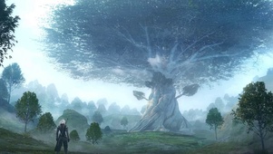 雨中大树