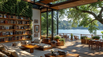 林间湖畔书屋