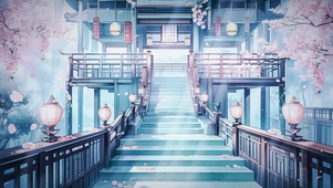 动漫清新场景
