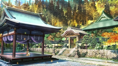 治愈秋天森林小屋