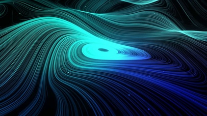 抽象粒子星河线条