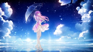 粉色女孩