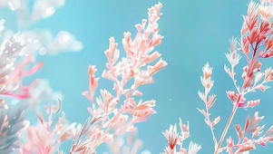 护眼小清新树叶带鱼屏