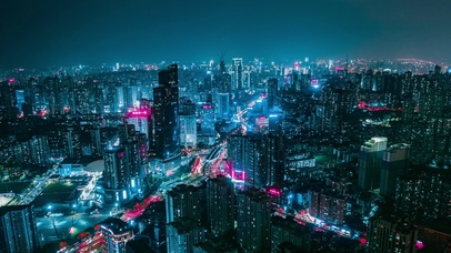 4k赛博朋克科幻重庆城市夜景 风景动态壁纸 动态壁纸下载 元气壁纸