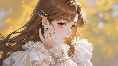 暖秋轻奢姬・金叶的治愈之美