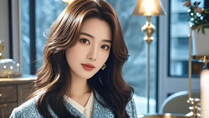 豪宅长发美女