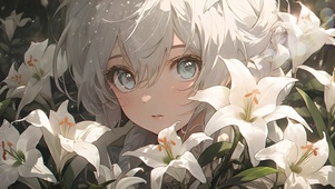 白花女孩