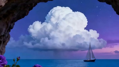 海景带鱼屏