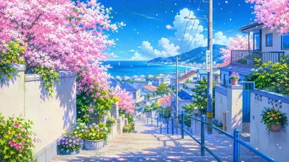 春日临海小镇