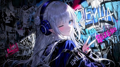 涂鸦墙 爱蜜莉雅