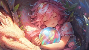 熟睡小龙女