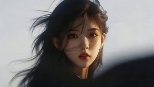 阳光可爱女孩