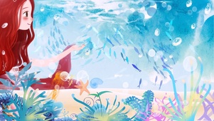 卡通海底世界