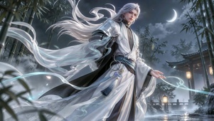 月夜竹林王维