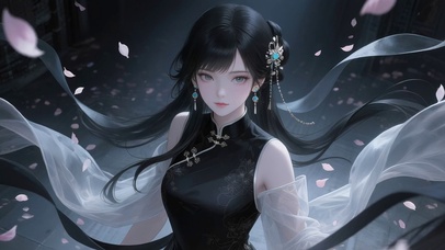 国风美女高清4k