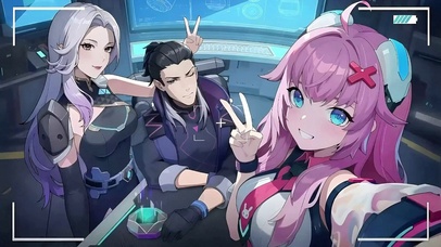 拍合照的爆裂萌兔