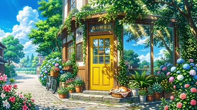 午后阳光茶铺