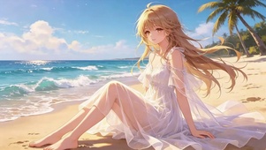 海边少女