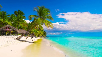 夏威夷沙滩海浪