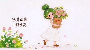 大步向前 一路生花