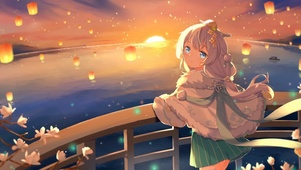  日出唯美少女