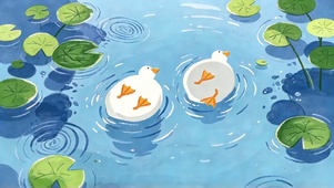 可爱小鸭子