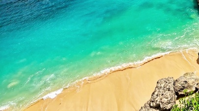 碧绿护眼海浪4K