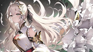 唯美古装花少女