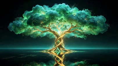 梦幻粒子大树